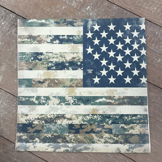 AMERICAN FLAG DIGITAL CAMO ON TAN